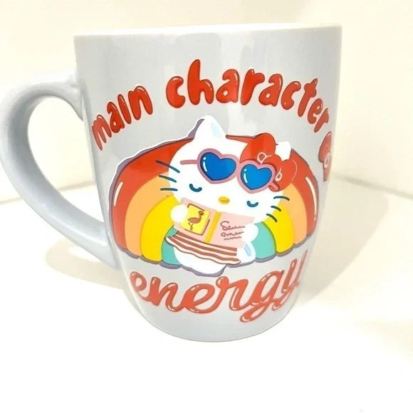 Hello Kitty by Sanrio 25 oz Main Character Energy Ceramic Mug New! - Picture 1 of 6